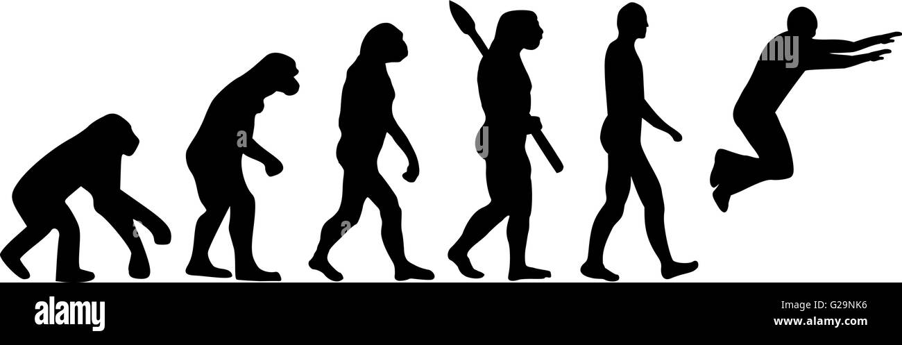 Évolution Parkour Illustration de Vecteur