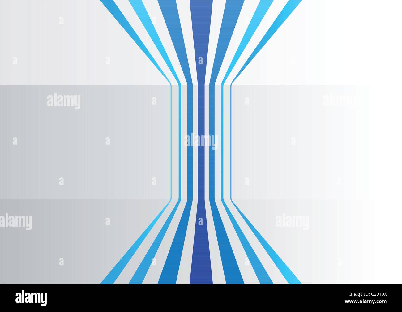 Abstract business background bleu avec lignes verticales dans un bureau gris Illustration de Vecteur