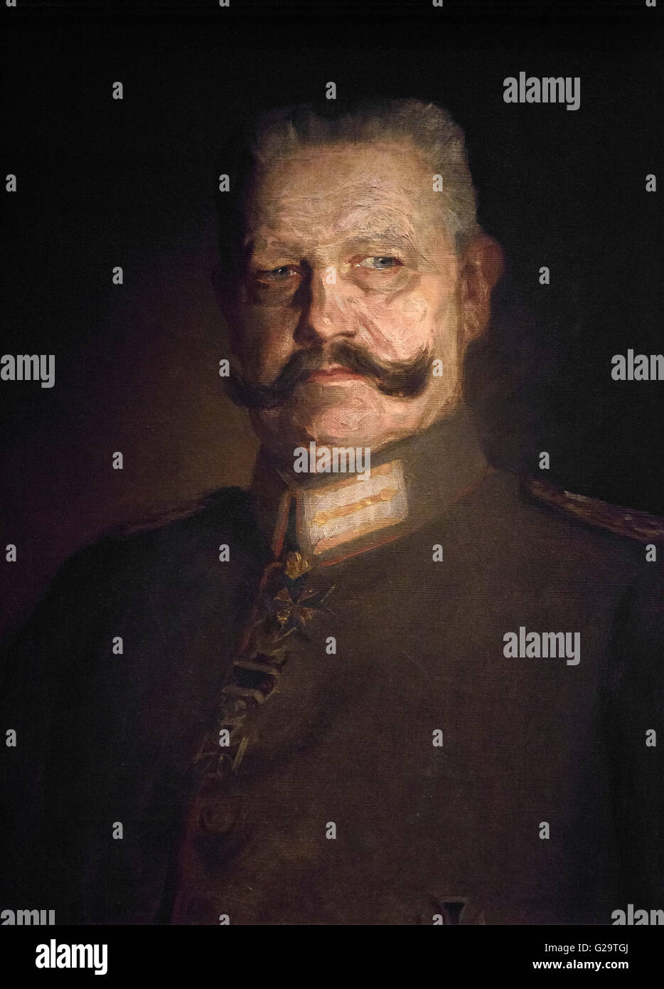 Walter Petersen (1862-1950), Portrait du maréchal Paul von Hindenburg (1847-1934), Allemagne 1916. Banque D'Images