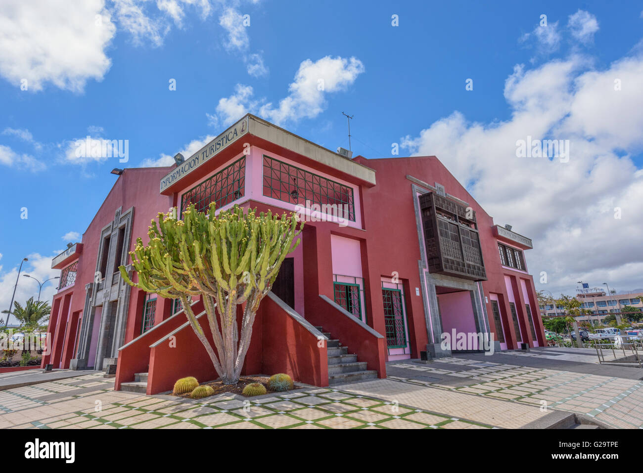 Centre d'information et touristique au centre Yumbo en jeu de Gran Canaria, Gran Canaria Banque D'Images