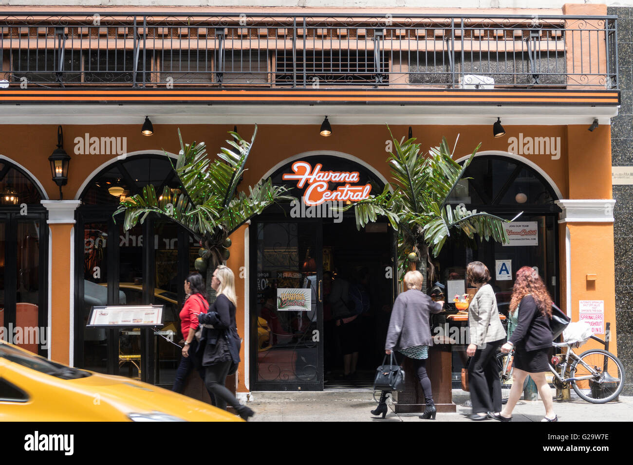 La Havane Restaurant & Bar Central, Times Square, New York, USA Banque D'Images