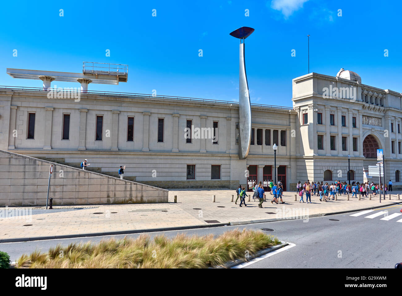 L'Anella Olímpica est un parc olympique situé dans la colline de Montjuïc, Barcelone, site pour les Jeux Olympiques d'été de 1992 Banque D'Images