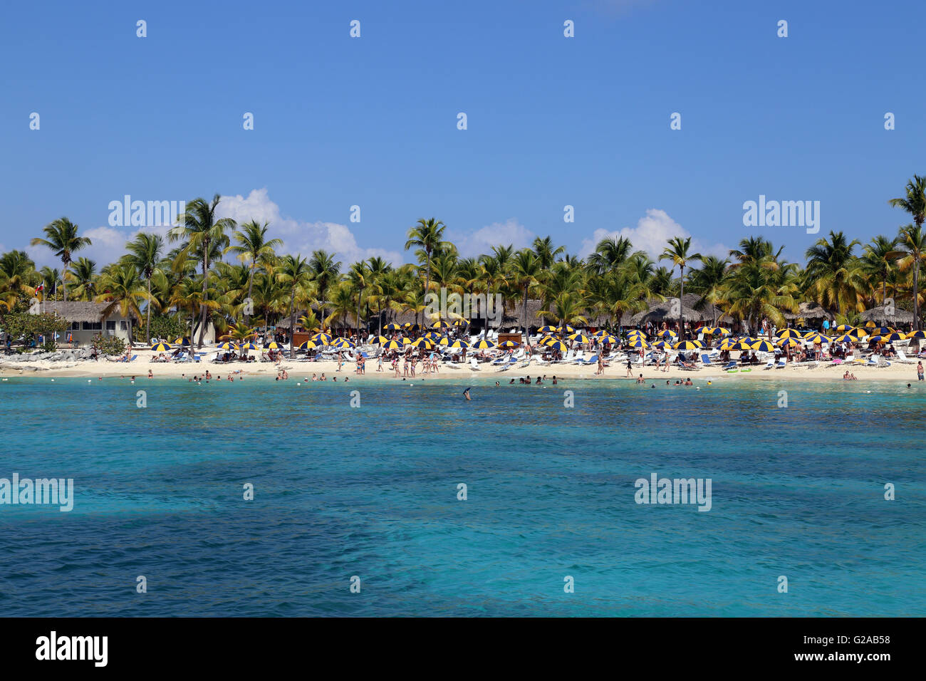 L'île de Catalina, en République dominicaine, la plage Banque D'Images