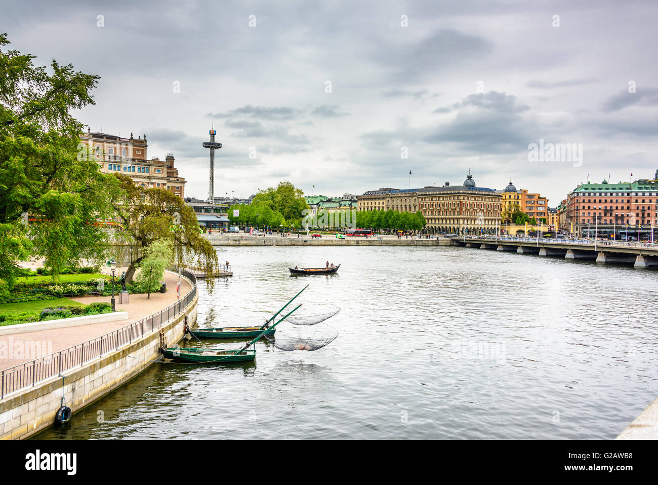 Vues autour de Stockholm, Suède Banque D'Images