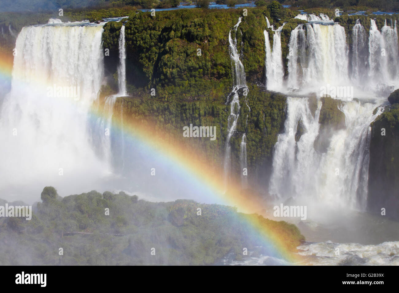 Iguacu Iguacu Falls, parc national, l'État de Parana, Brésil Banque D'Images