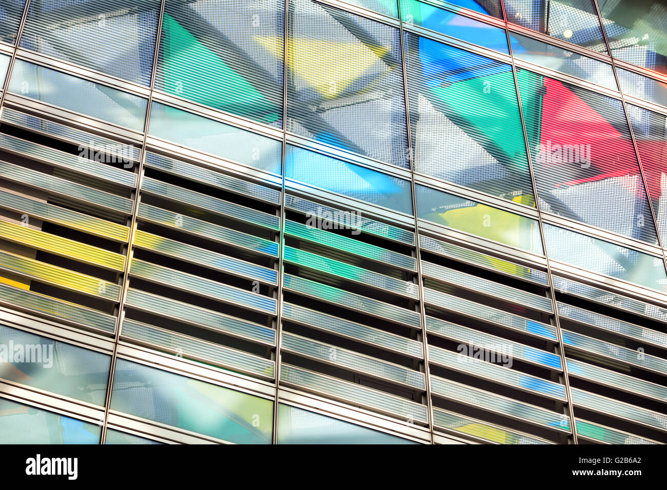 Modèle architectural abstrait Banque D'Images