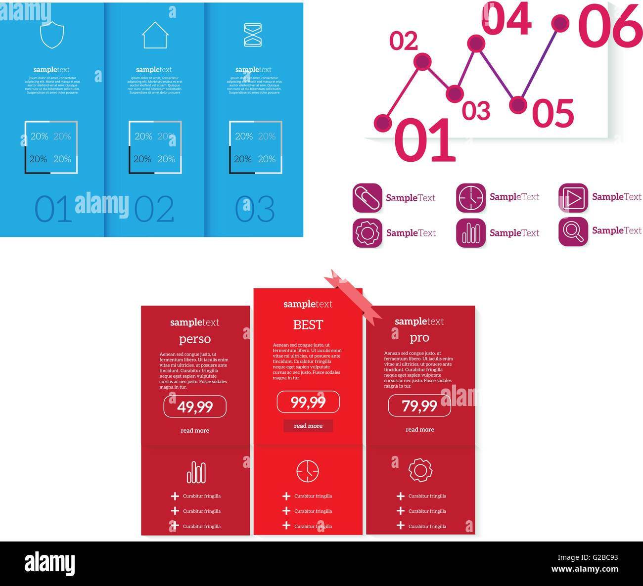 L'infographie vecteur illustration. peut être utilisé pour la mise en page de workflow, bannière, diagramme, nombre d'options, l'étape des options, web Illustration de Vecteur