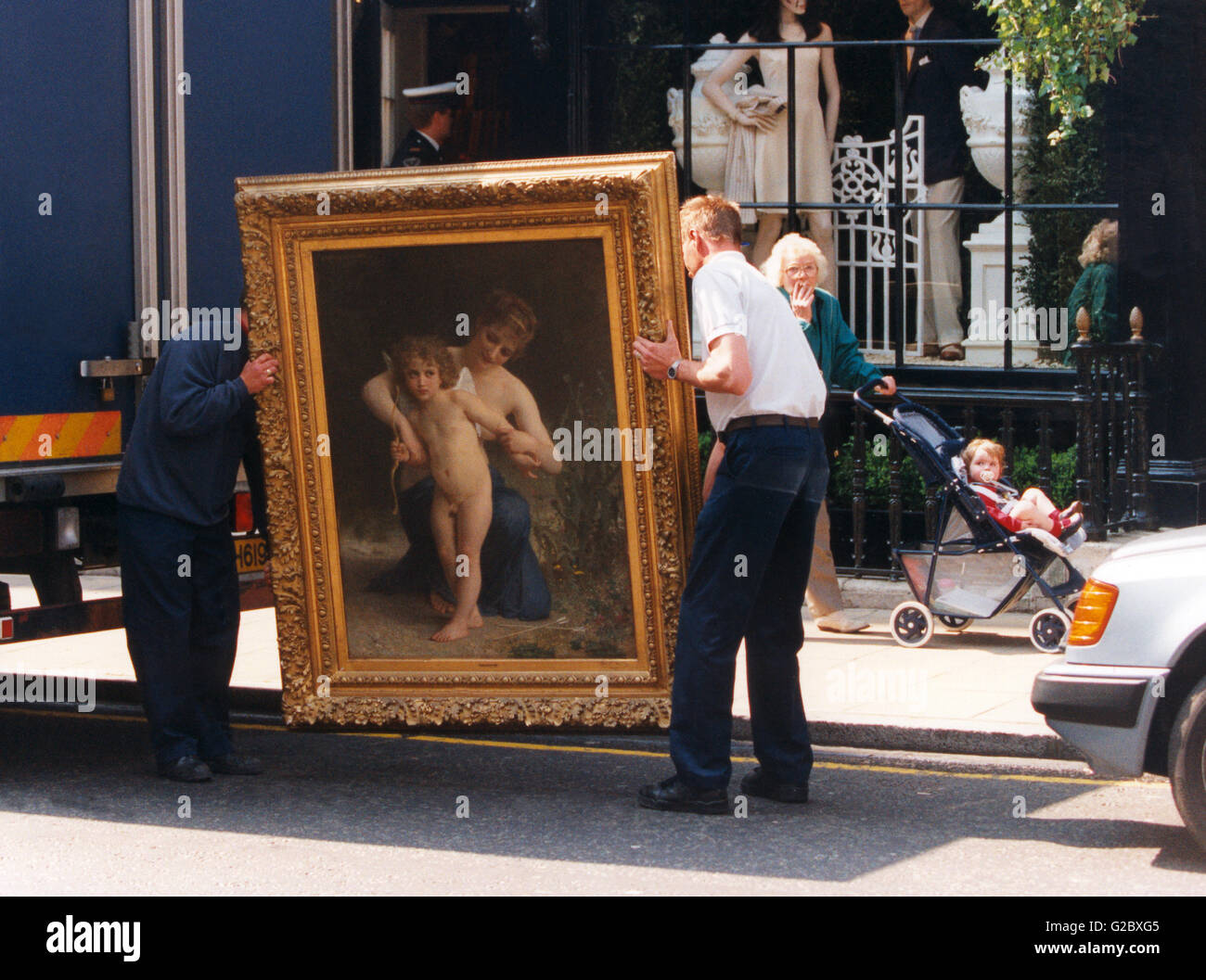 L'art sur la voie à la vente Banque D'Images