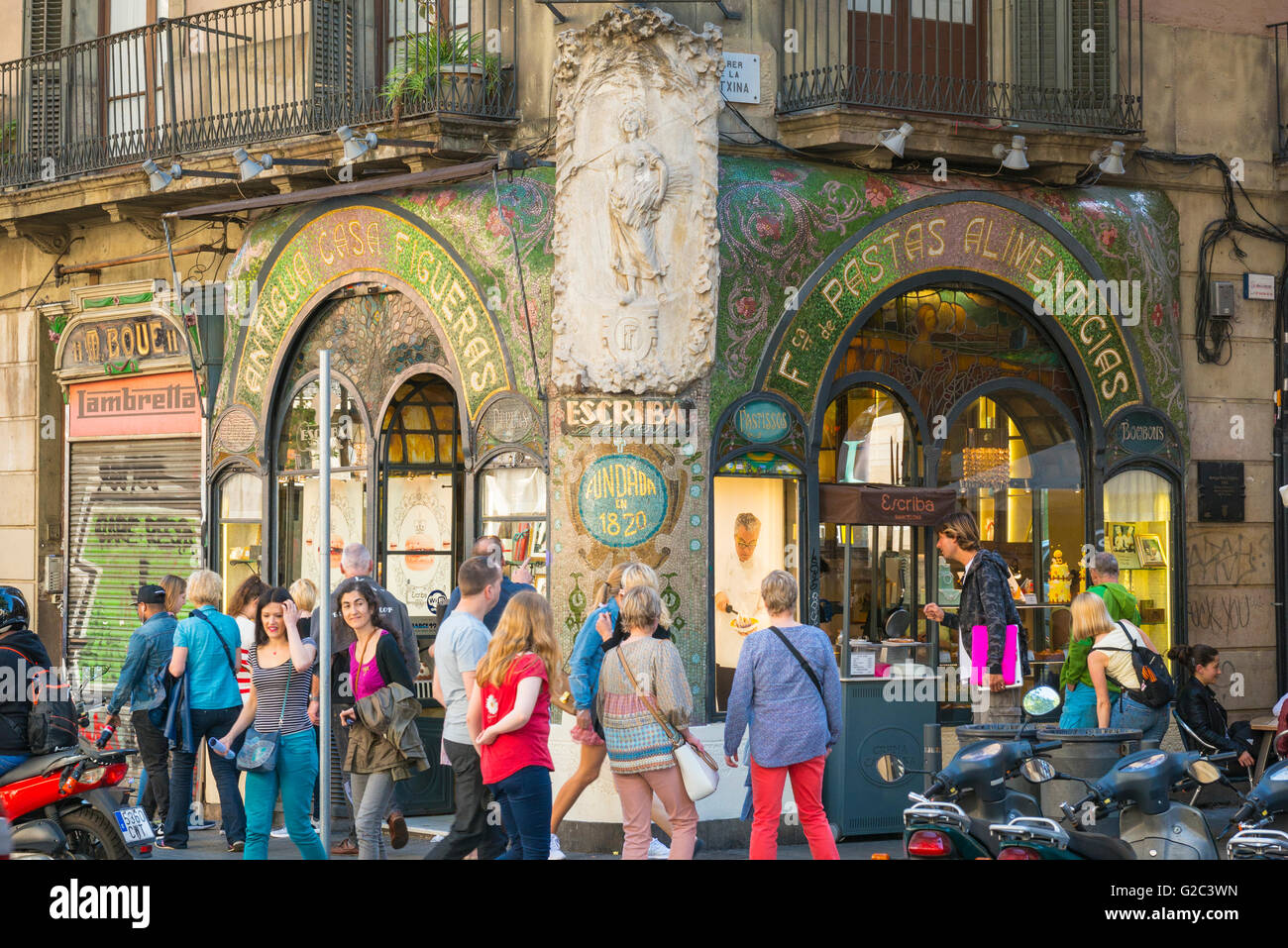 Espagne Catalogne Barcelone Barri Gotic Quartier Gothique de la vieille