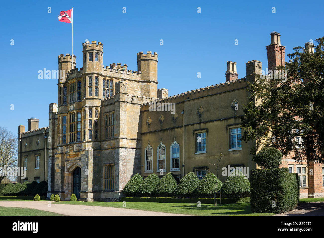 L'Angleterre, dans le Warwickshire, Alcester, Coughton Court Banque D'Images