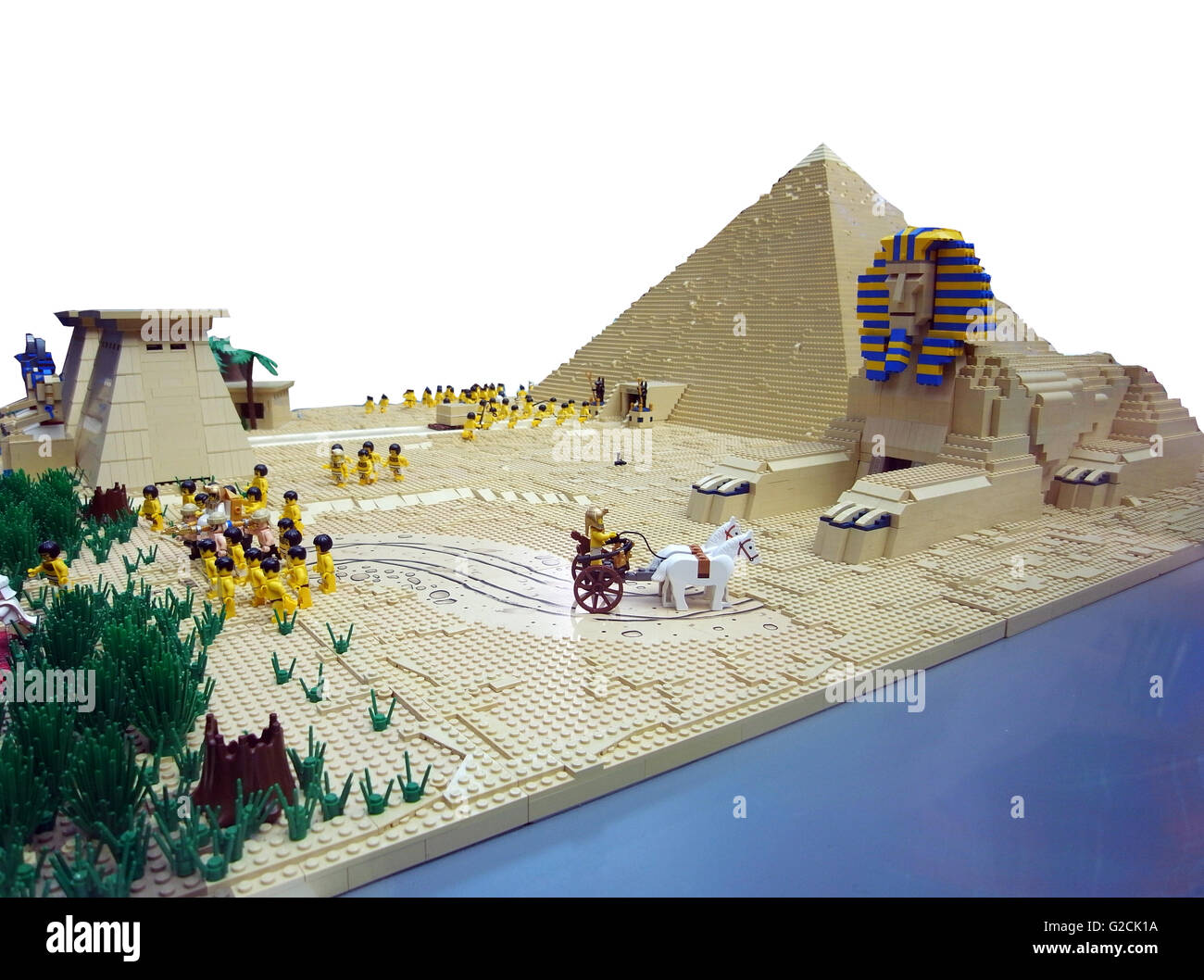 Mod?�le Lego ?�gyptien Egypte ancienne Pharaon Sphinx pyramide construire l'ing?�nierie vieille 