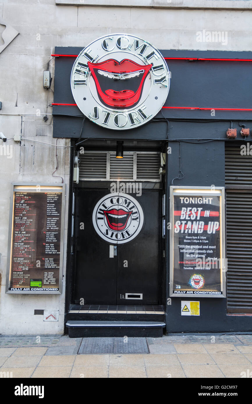 Le Comedy Store dans le West End de Londres, UK Banque D'Images