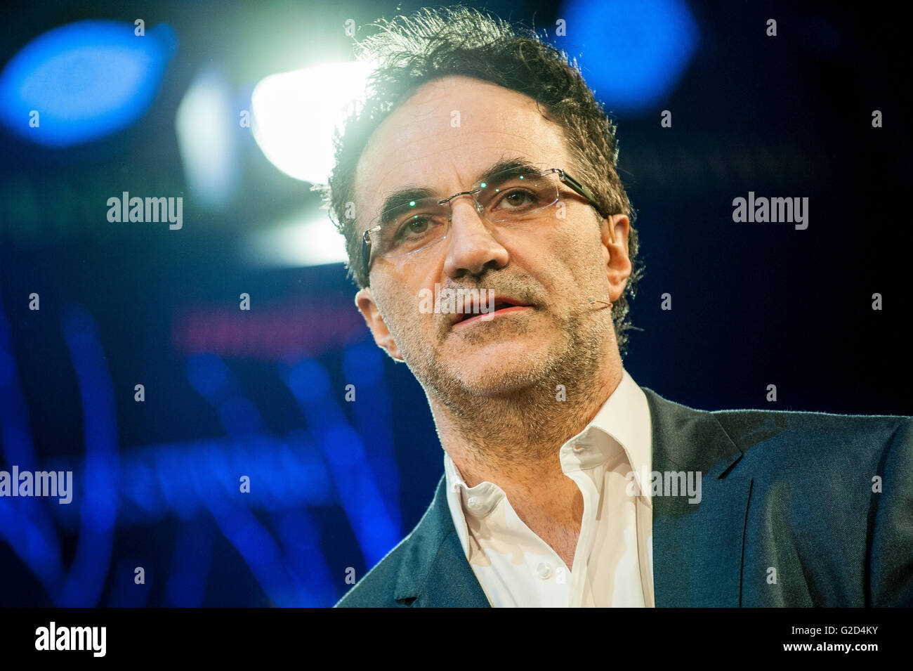 Hay-on-Wye, au Pays de Galles, UK Samedi 28 mai 2016 Photo : Noel Fitzpatrick Re : Le Hay festival 2016 aura lieu à Hay on Wye, Powys, Pays de Galles : Crédit D Legakis/Alamy Live News Banque D'Images