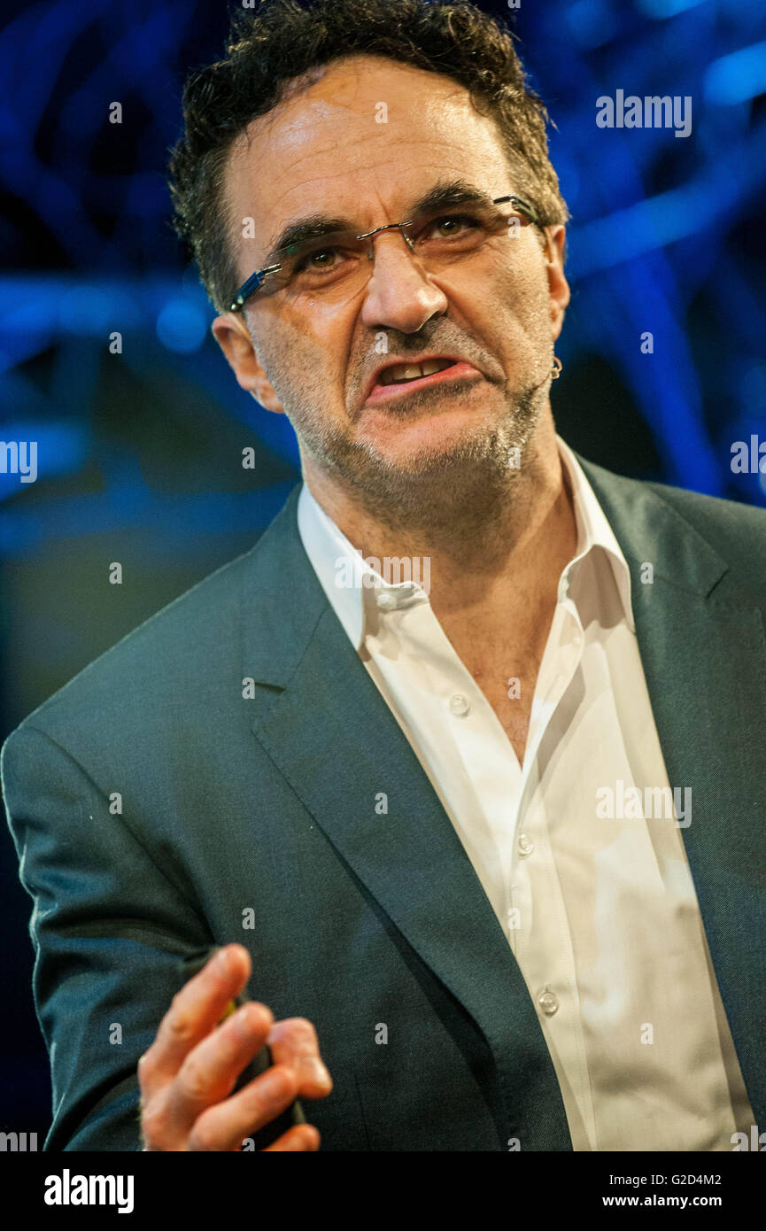 Hay-on-Wye, au Pays de Galles, UK Samedi 28 mai 2016 Photo : Noel Fitzpatrick Re : Le Hay festival 2016 aura lieu à Hay on Wye, Powys, Pays de Galles : Crédit D Legakis/Alamy Live News Banque D'Images