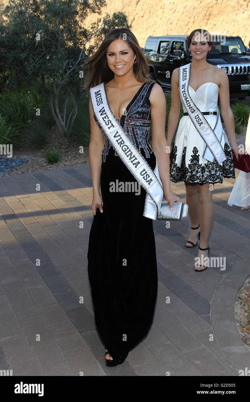 Mlle Virginie de l'Ouest USA, Nichole Greene lors d'une apparition publique pour Miss USA 2016 Réception de bienvenue, bord de l'eau Show Accueil, Henderson, NV 27 Mai, 2016. Photo par : James Atoa/Everett Collection Banque D'Images