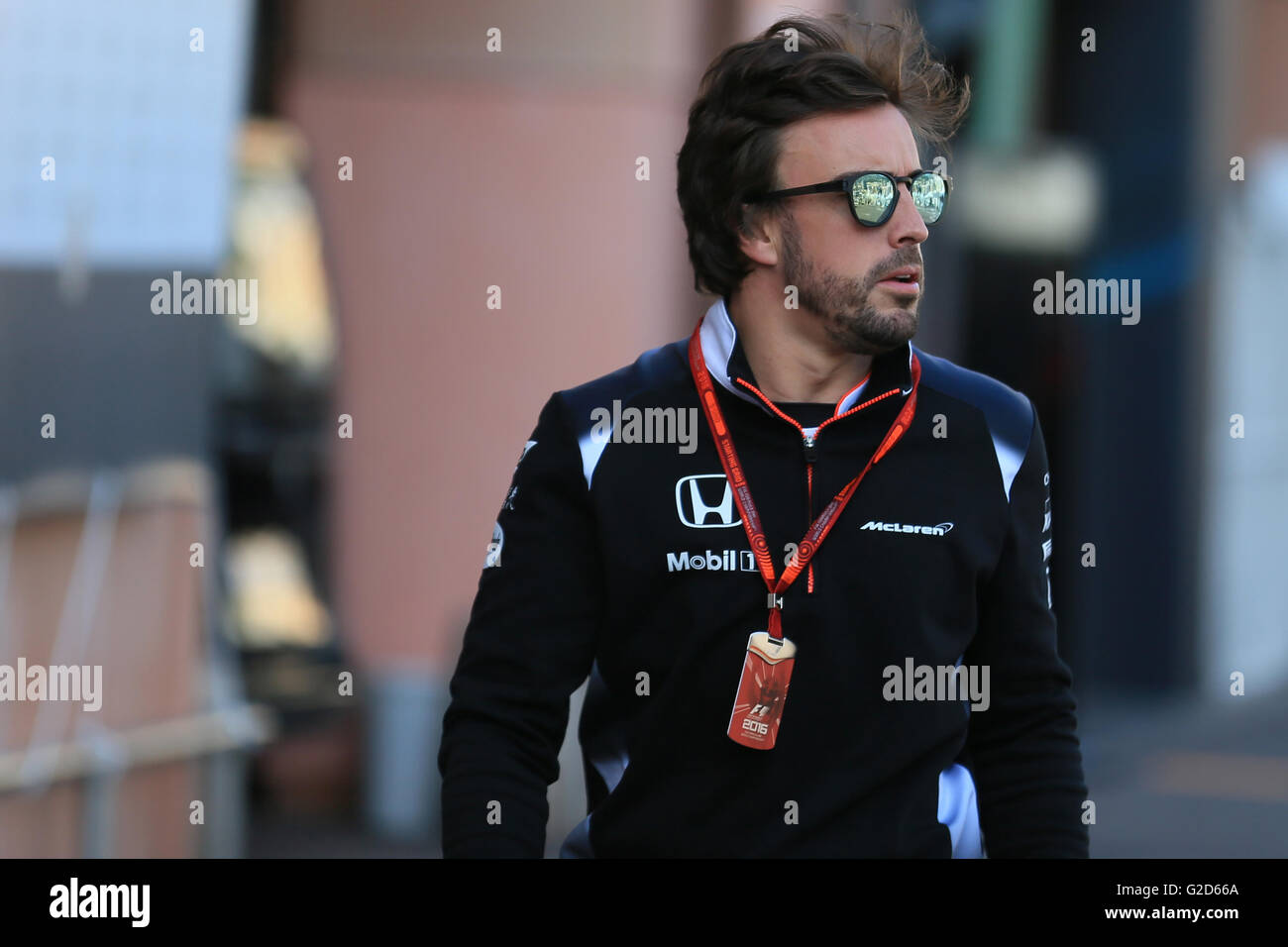 Monte Carlo, Monaco. 28 mai, 2016. F1 Grand Prix de Monaco, séance de qualification du samedi. Fernando Alonso : Action Crédit Plus Sport/Alamy Live News Banque D'Images