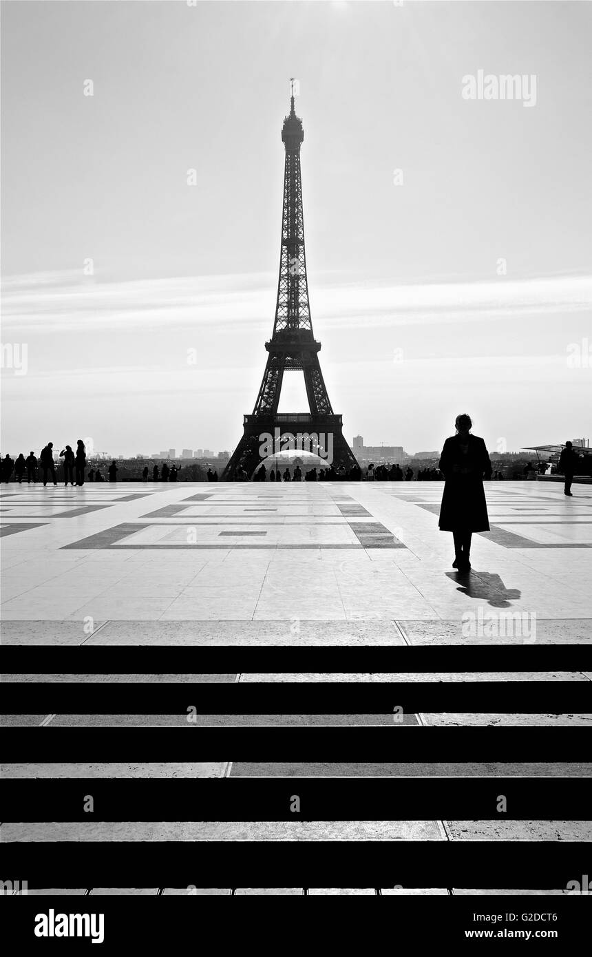 La Tour Eiffel, Paris, France Banque D'Images