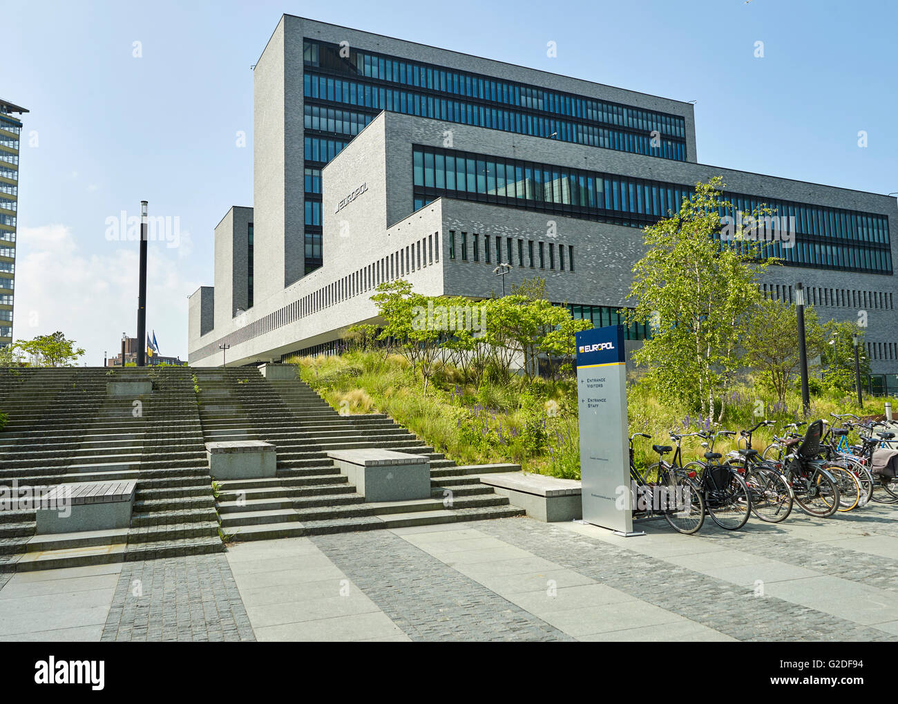 Office de Tourisme d'Europol, à La Haye, Pays-Bas Banque D'Images