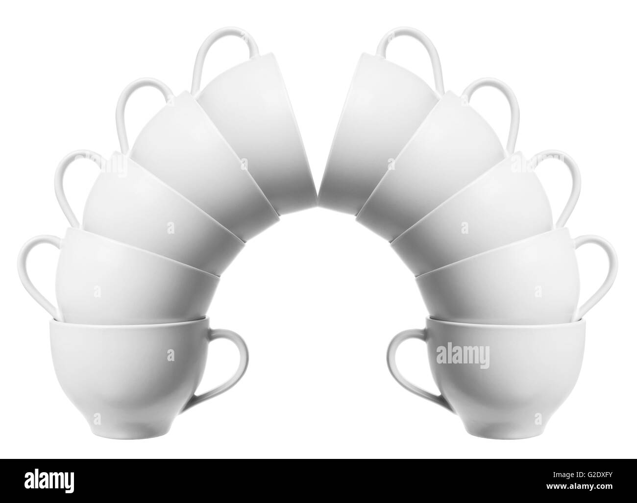 Des piles de tasses Banque D'Images Des piles de tasses Banque D'Images