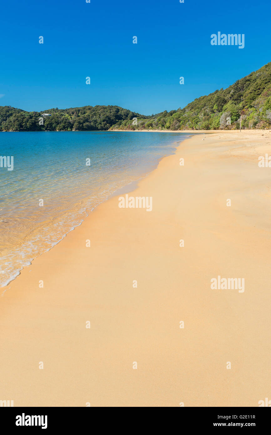 Anchorage Bay, parc national abel tasman, Nelson, île du Sud, Nouvelle-Zélande Banque D'Images