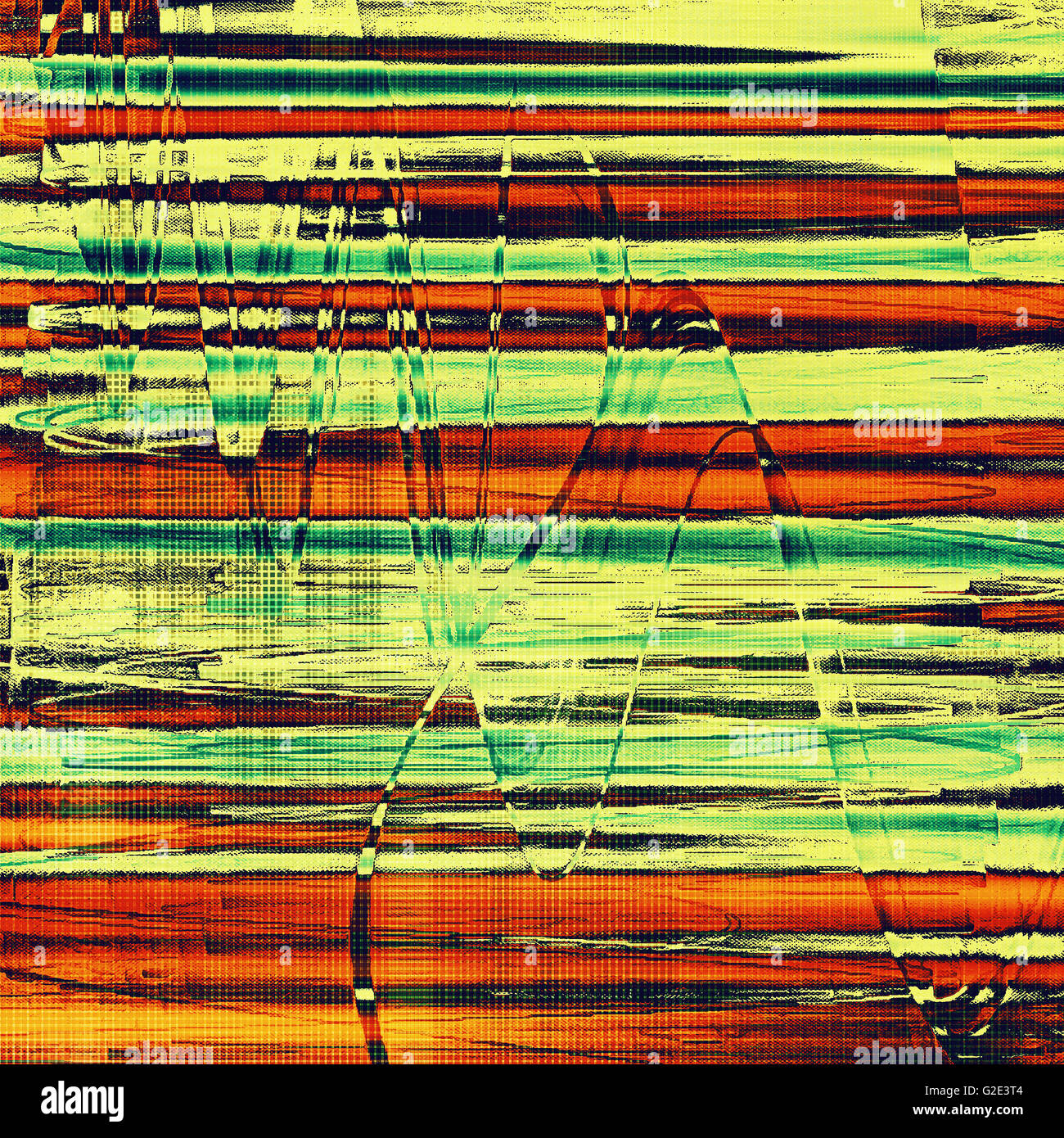 La texture de la surface, vintage Creative close up grunge fond composition. Avec différents motifs couleur : jaune (beige) ; Brown ; Banque D'Images
