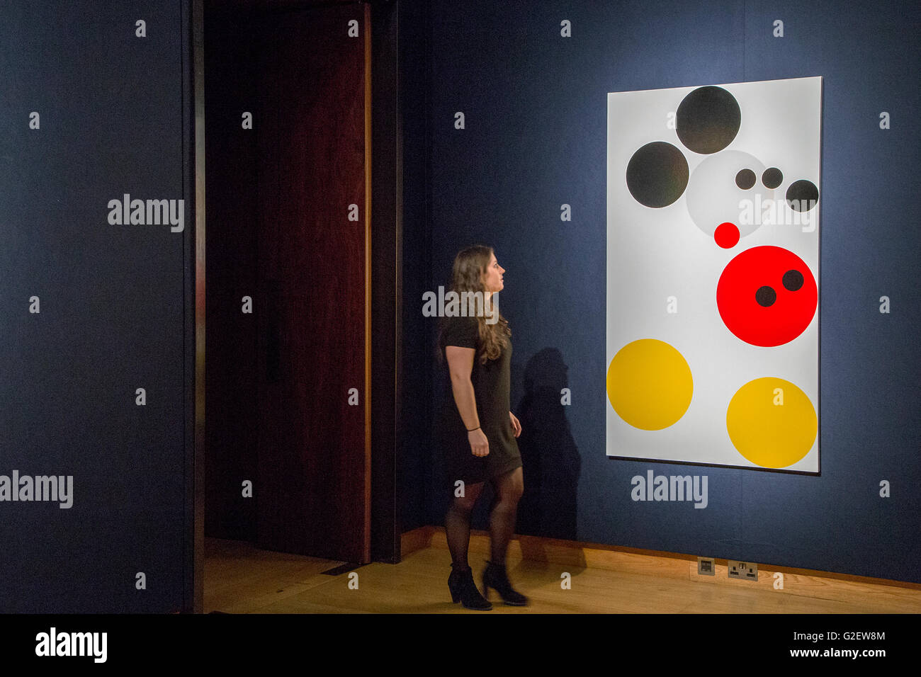 Damien Hirst, Mickey, maison de ventes aux enchères Christies Banque D'Images