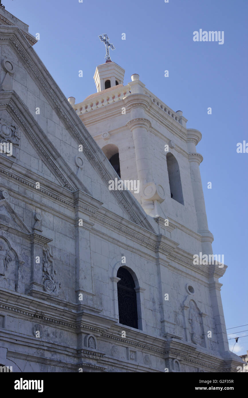 Basilica Minore del Santo Nino, façade, Cebu City, Philippines Banque D'Images