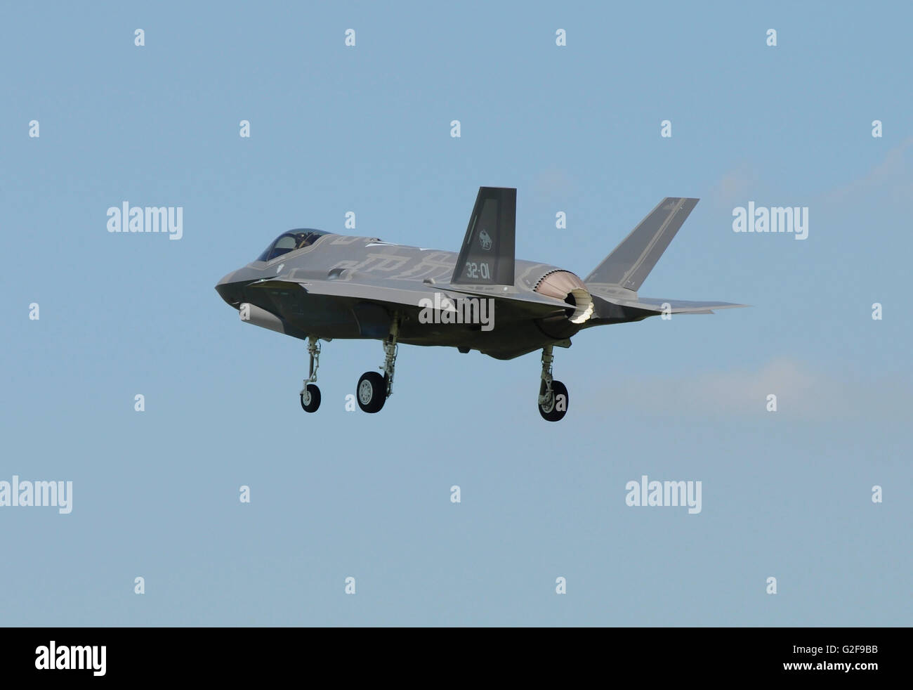 7 septembre 2015 - Le Premier F-35A Avions construits en dehors des USA, à l'Assemblée Finaly italien & Check Out (FACO) à Air Cameri Banque D'Images
