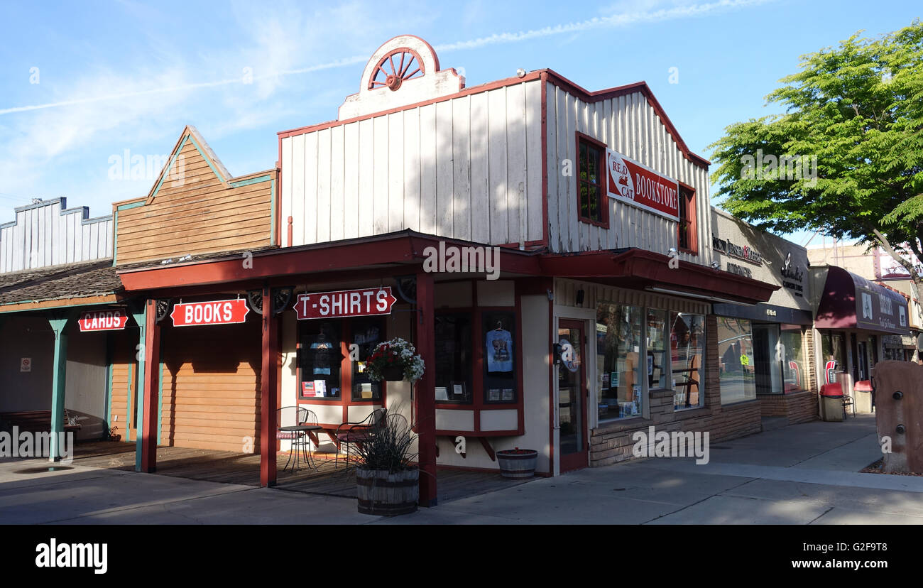 La ville de Kanab, Utah USA Banque D'Images