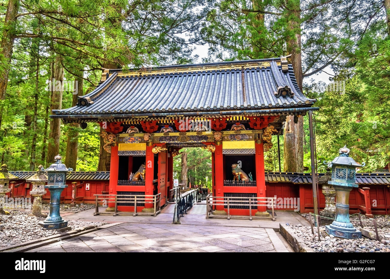 Porte de Toshogu à Nikko Banque D'Images