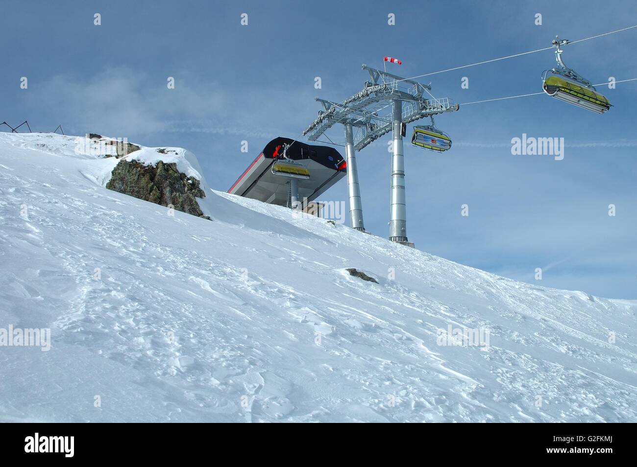 Station de ski à proximité Kaltenbach en fin de la vallée du Zillertal en Autriche Banque D'Images