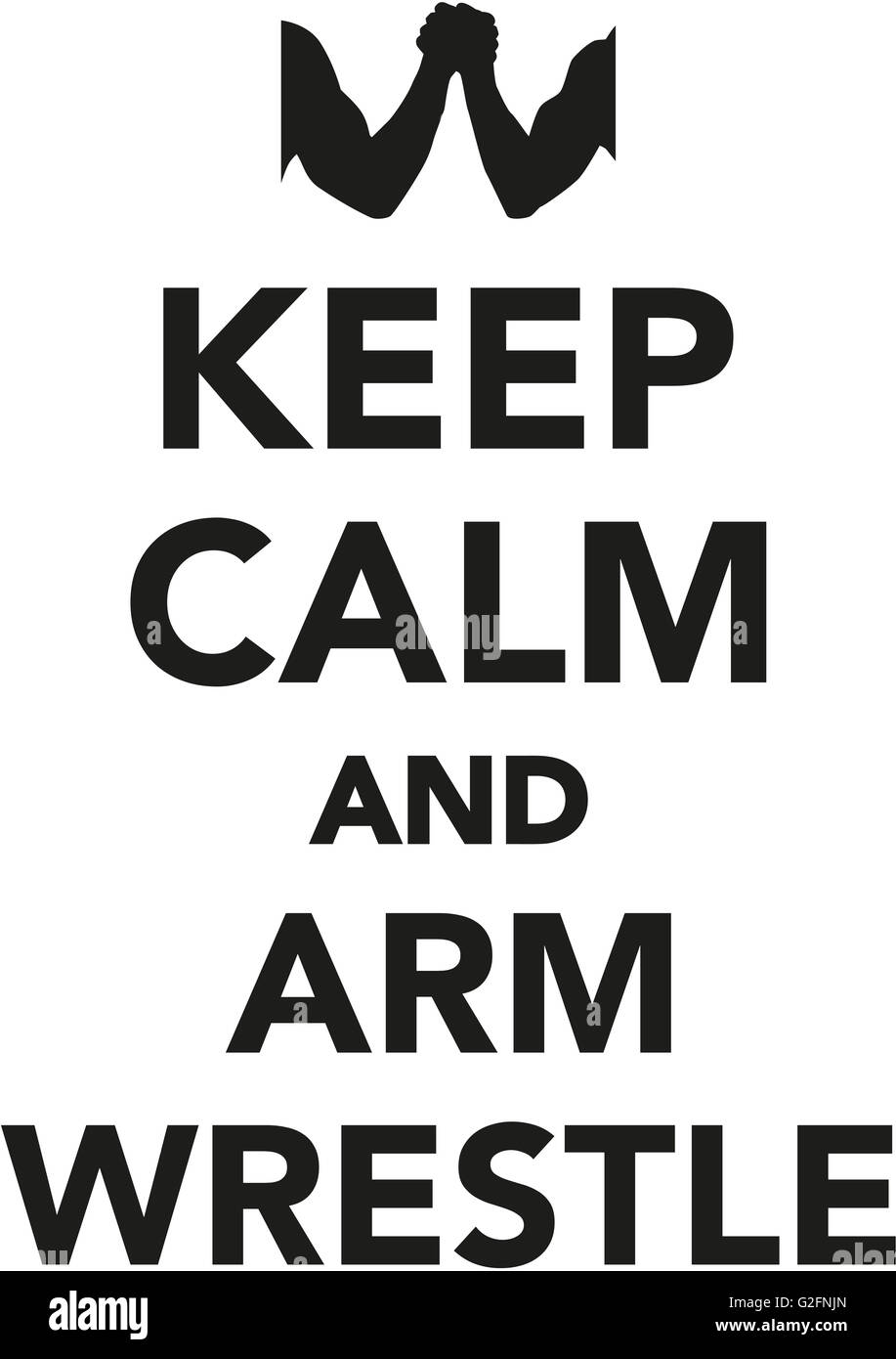 Arm wrestle icon Banque de photographies et d’images à haute résolution