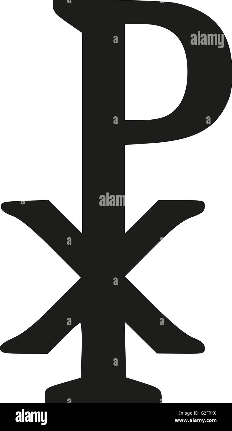 Monogram Christi Banque D'Images
