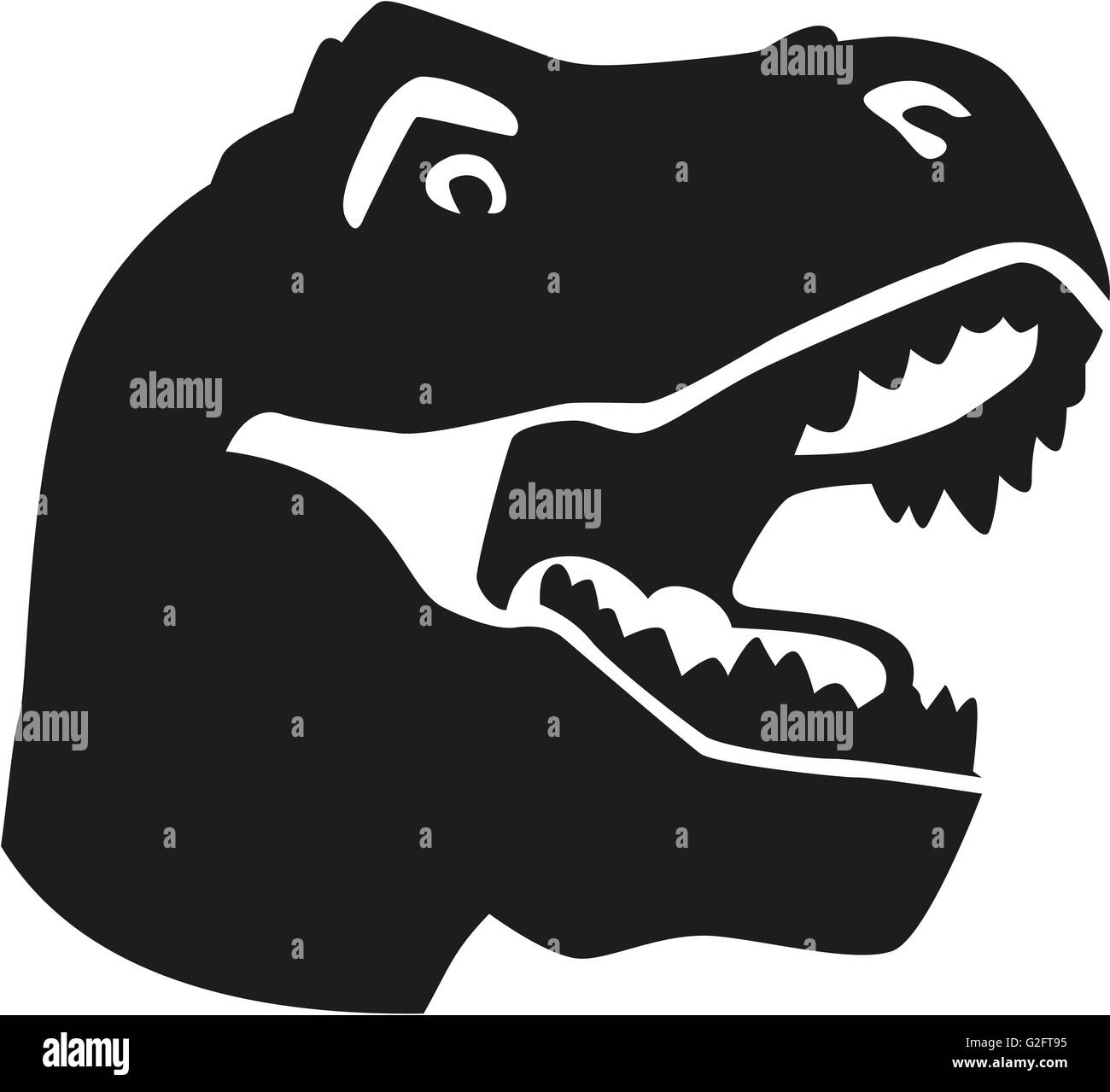Tête de dinosaure tyrannosaurus Photo Stock Alamy — free download