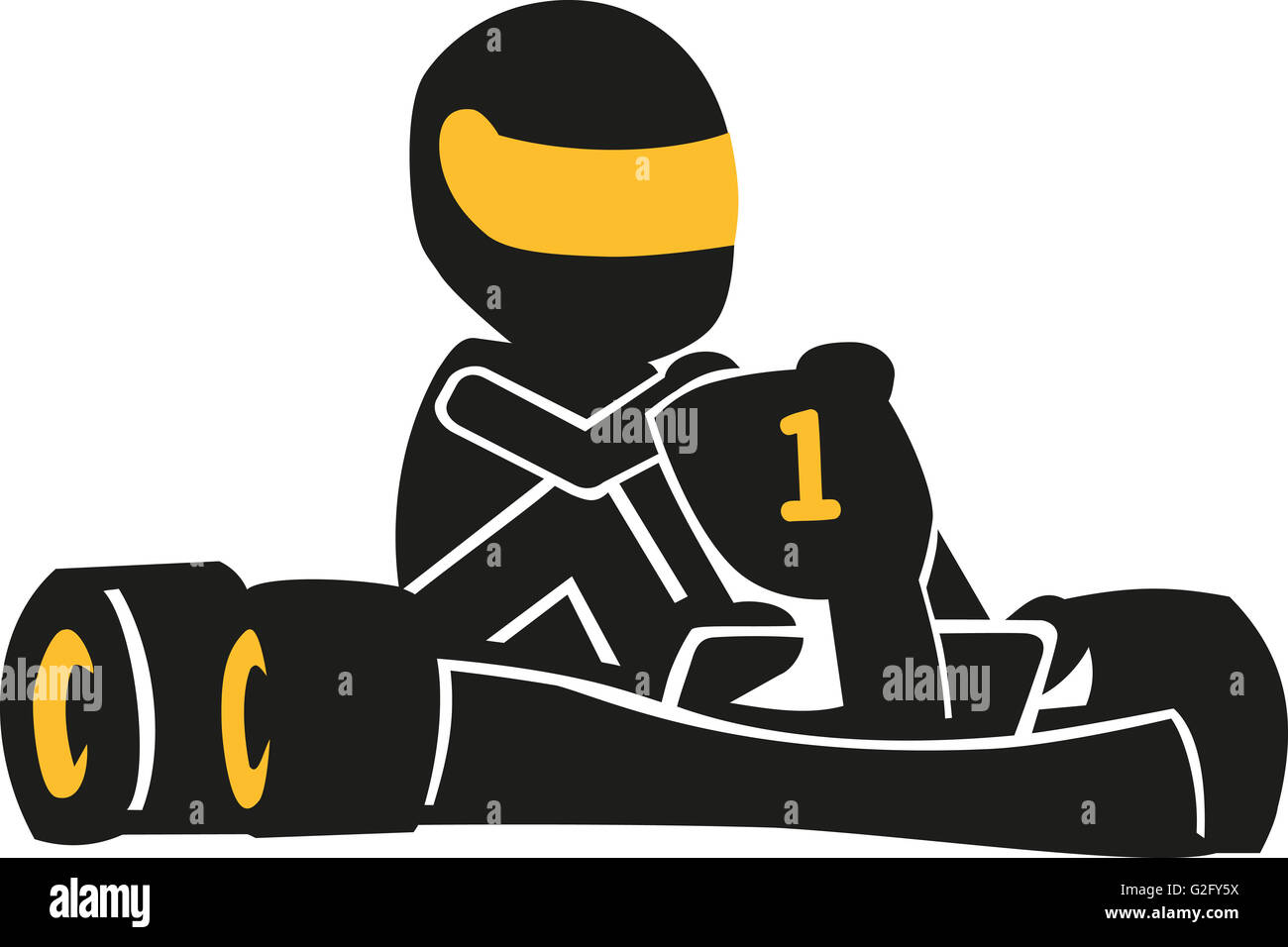 Kart racing icon Banque de photographies et d'images à haute résolution -  Alamy