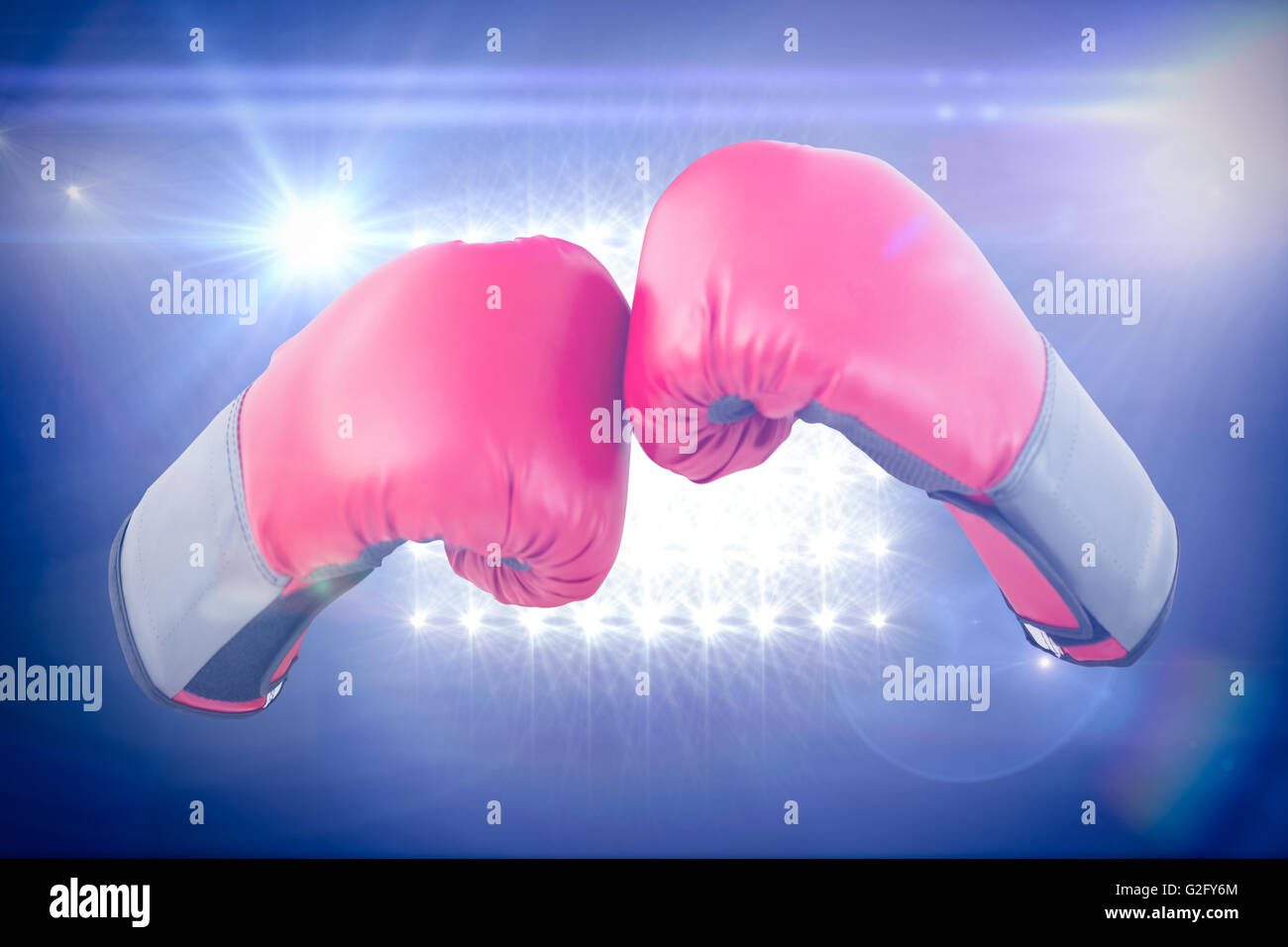 Gants de boxe Banque D'Images