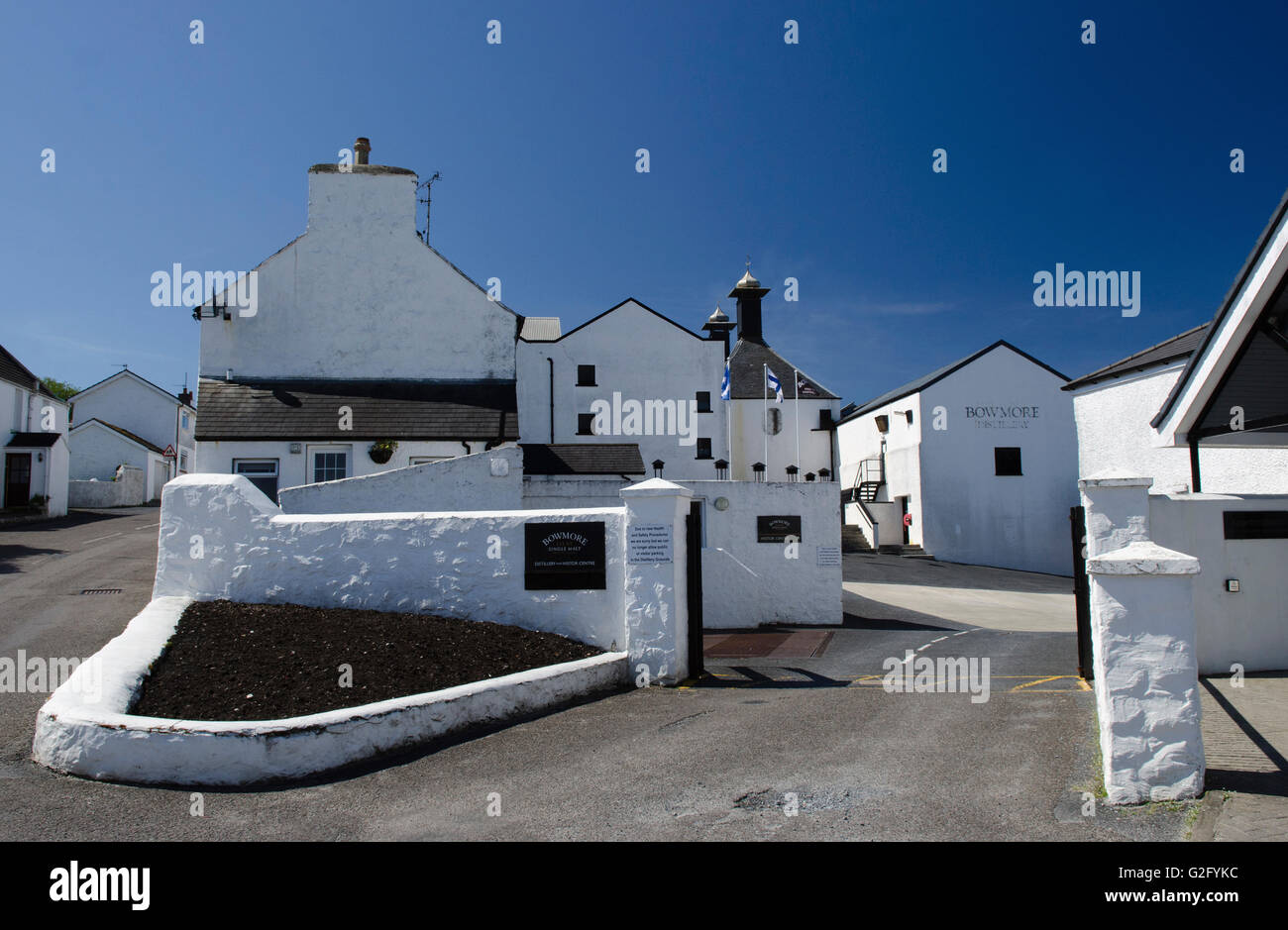 La distillerie de whisky bowmore,1779,établi islay Banque D'Images