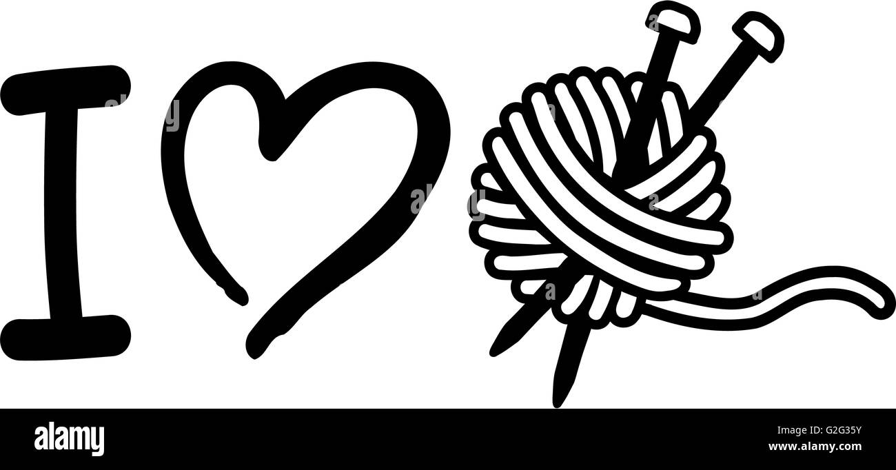 J'aime la couture Banque D'Images