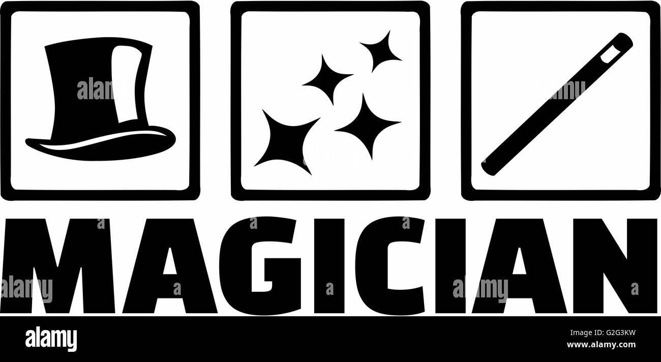 Outils de magicien Banque D'Images