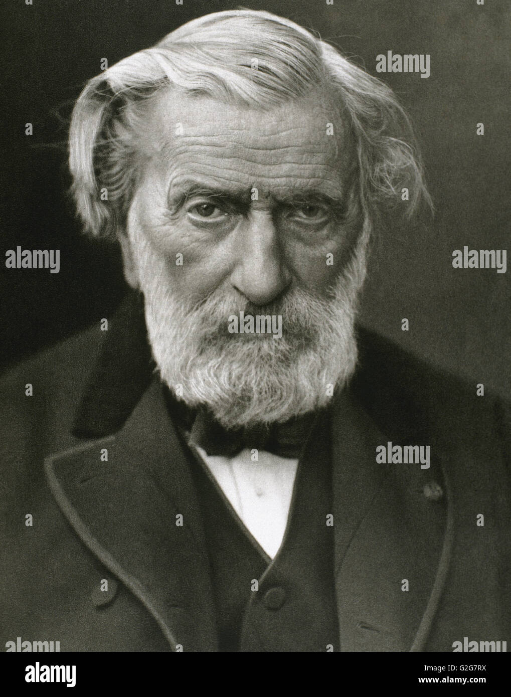 Ambroise Thomas (1811-1896). Compositeur français. Portrait. La gravure. Banque D'Images