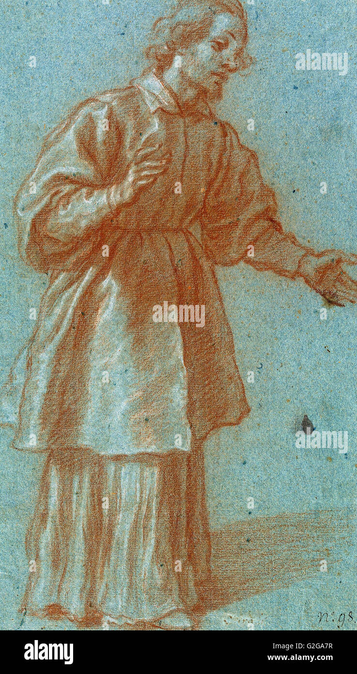 Francesco Curradi - Étude d'un grand prêtre - Musée Kunstpalast, Düsseldorf Banque D'Images