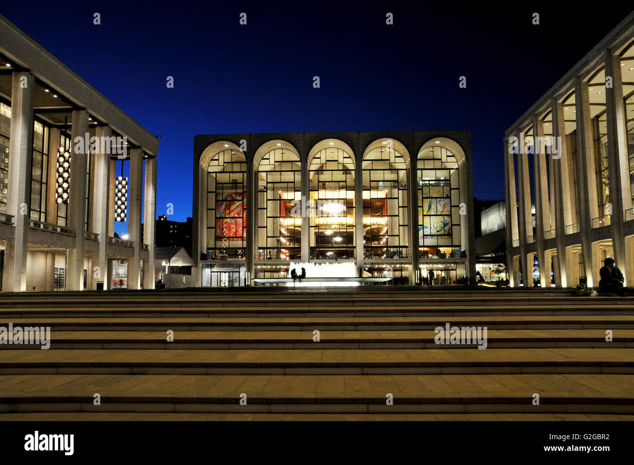 Le rénové le Lincoln Center for the Performing Arts, Broadway, Manhattan, New York City, New York, United States Banque D'Images