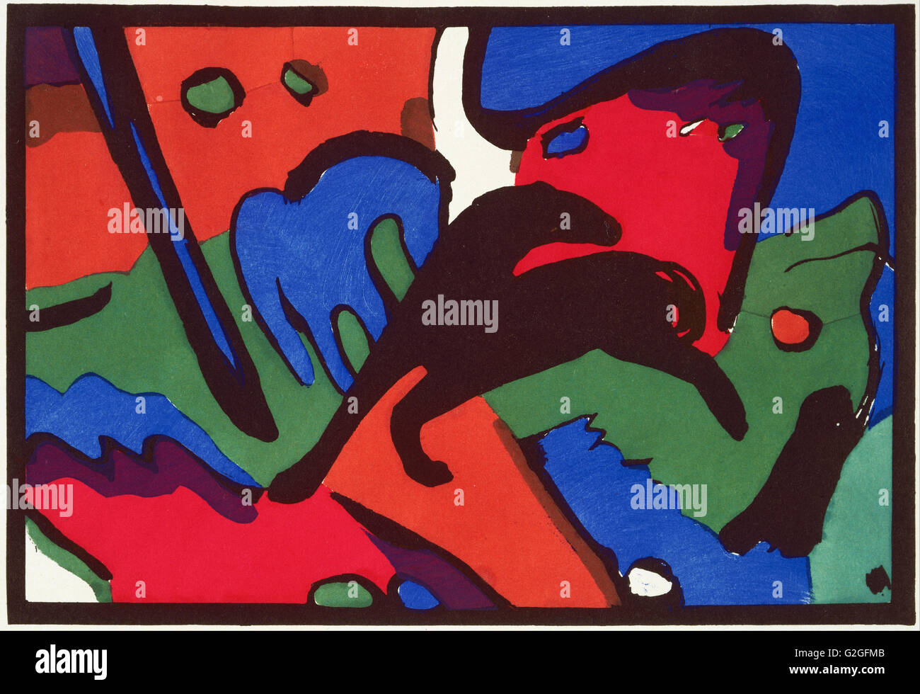 Franz Marc et Wassily Kandinsky, publié par R. Piper & Co - Der Blaue Reiter (le trajet en bleu ) - Musée des beaux-Arts, Boston Banque D'Images Franz Marc et Wassily Kandinsky, publié par R. Piper & Co - Der Blaue Reiter (le trajet en bleu ) - Musée des beaux-Arts, Boston Banque D'Images