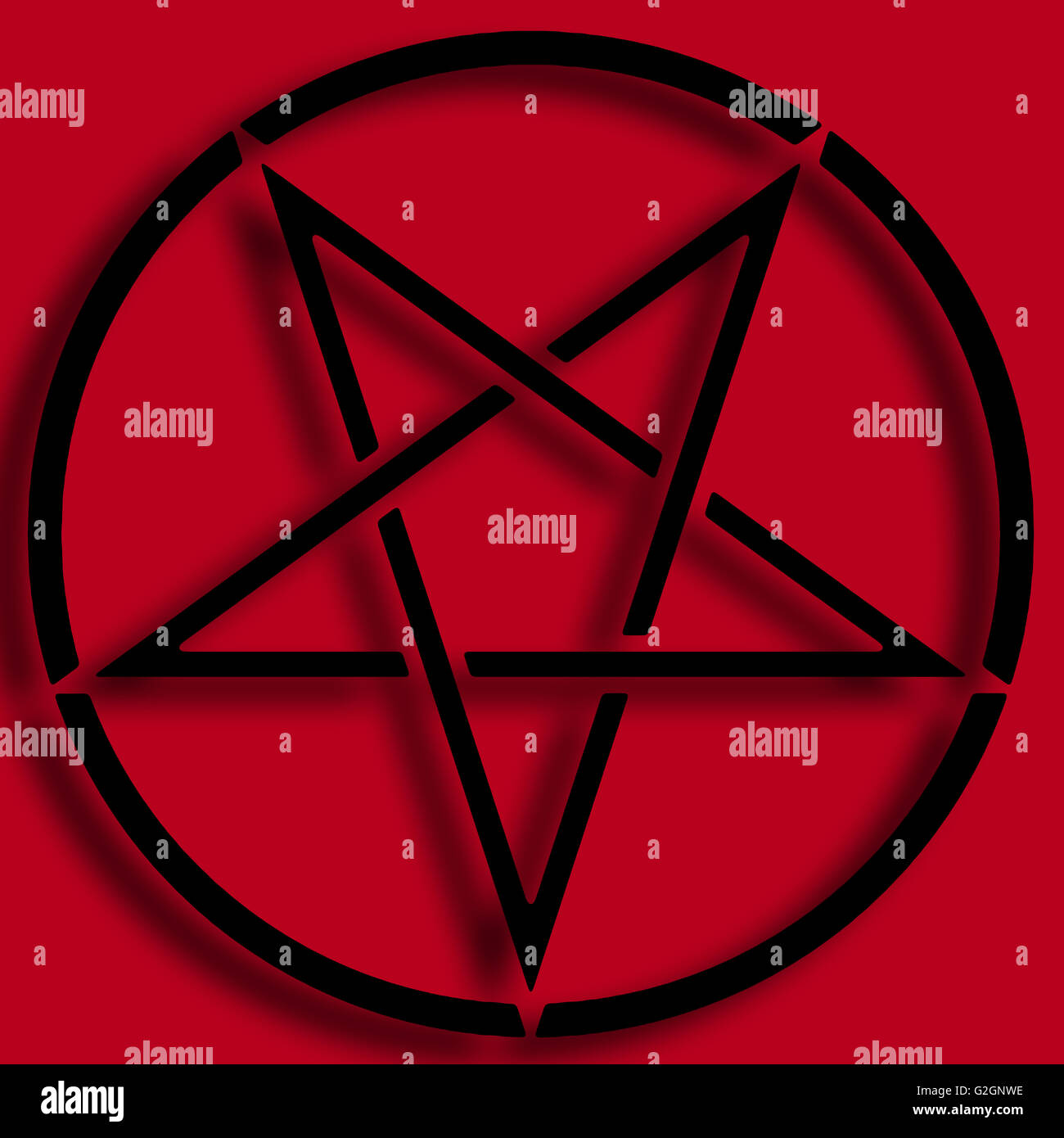 Pentagram Banque D'Images