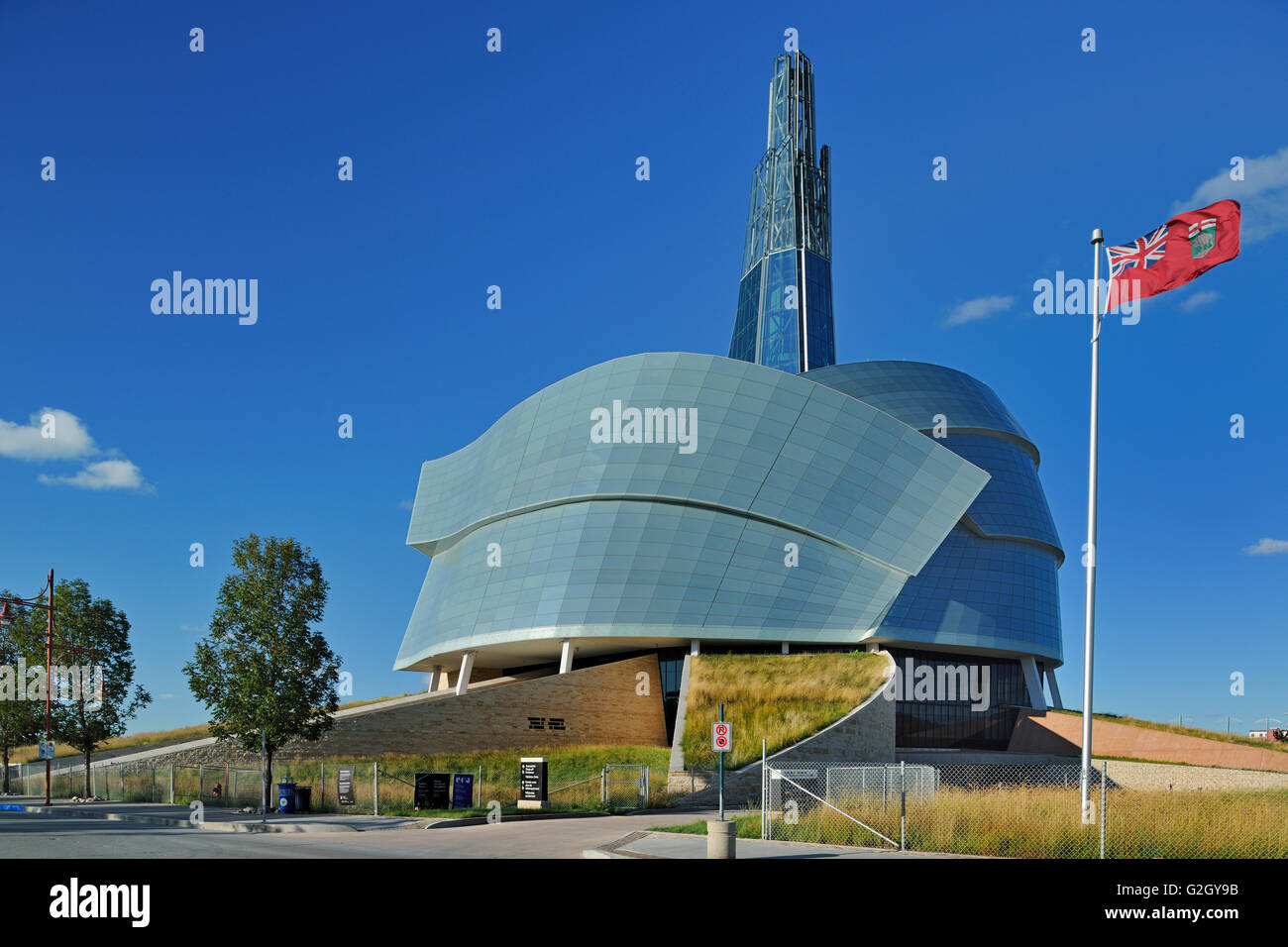 Musée canadien des droits de Winnipeg Manitoba Canada Banque D'Images