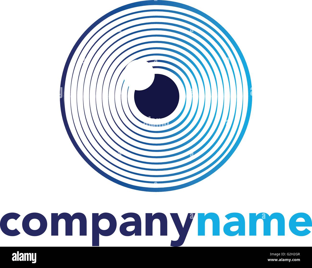 Logo oeil vecteur icône Illustration de Vecteur