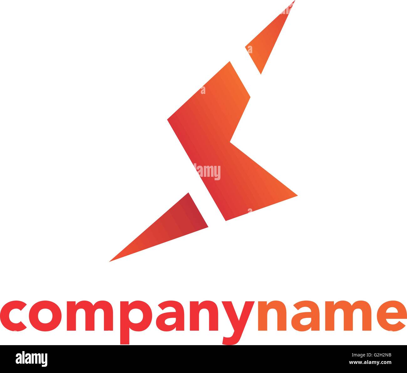 La vis d'éclairage Flash. Logo Design élément du vecteur. Rapide Rapide Rapide Concept icône Symbole. Vector Illustration Illustration de Vecteur