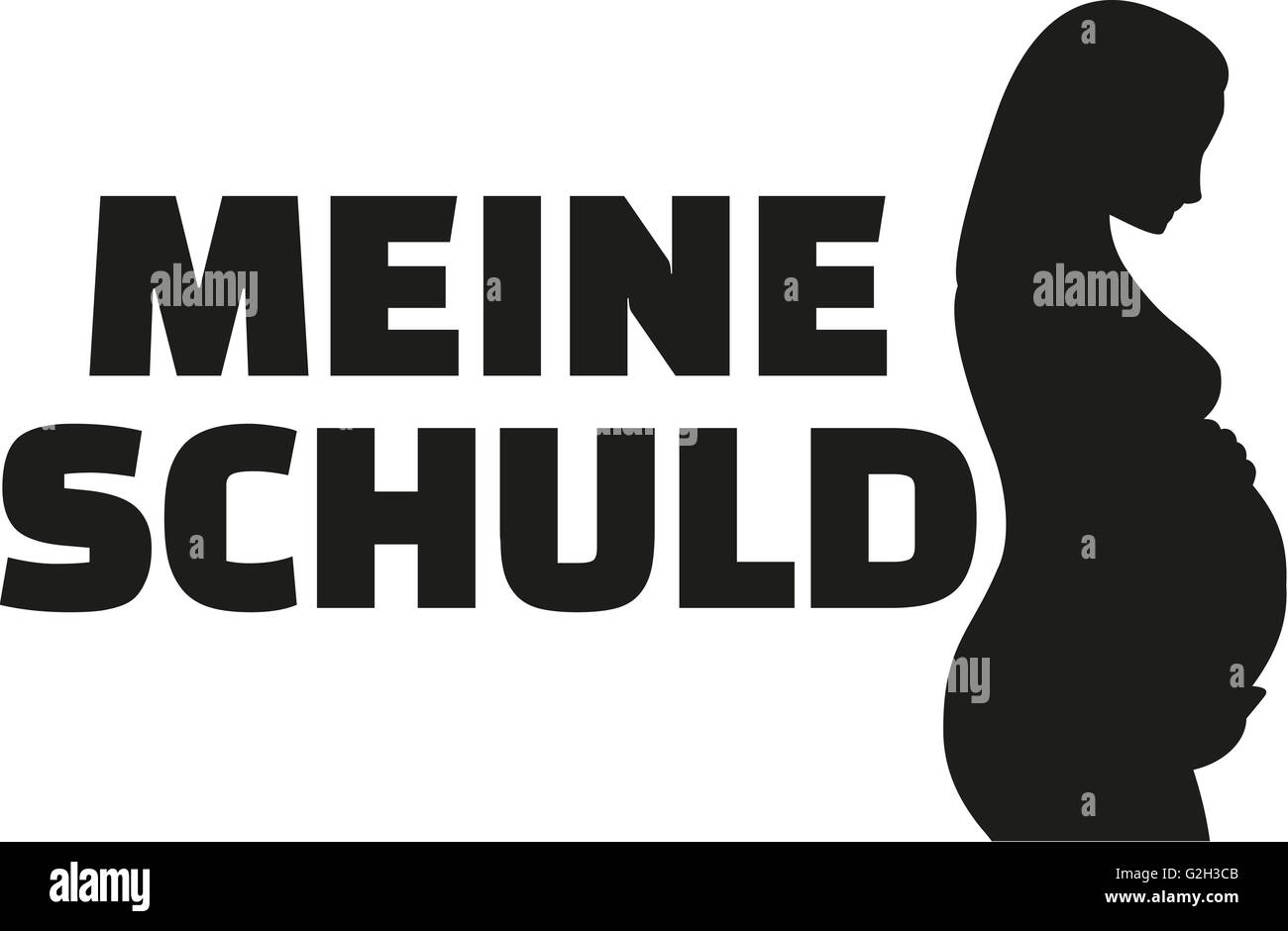 Mon problème avec la grossesse de womans Banque D'Images