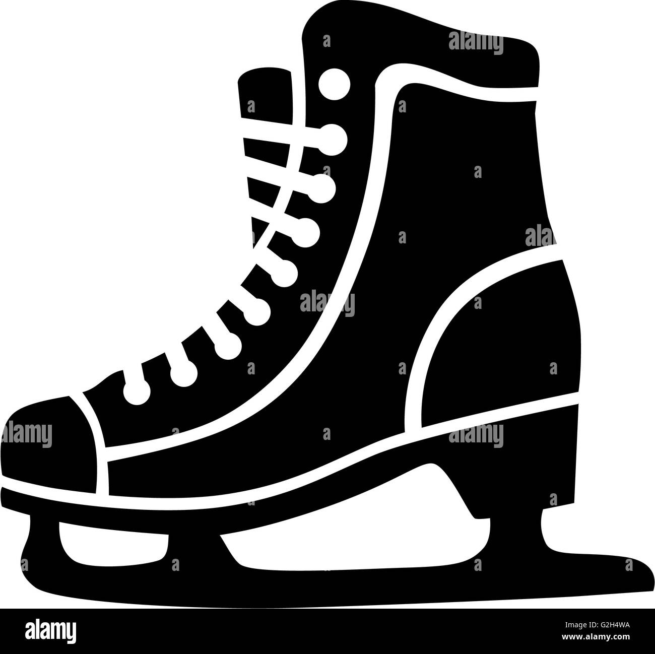 Patin à glace Patins Banque D'Images