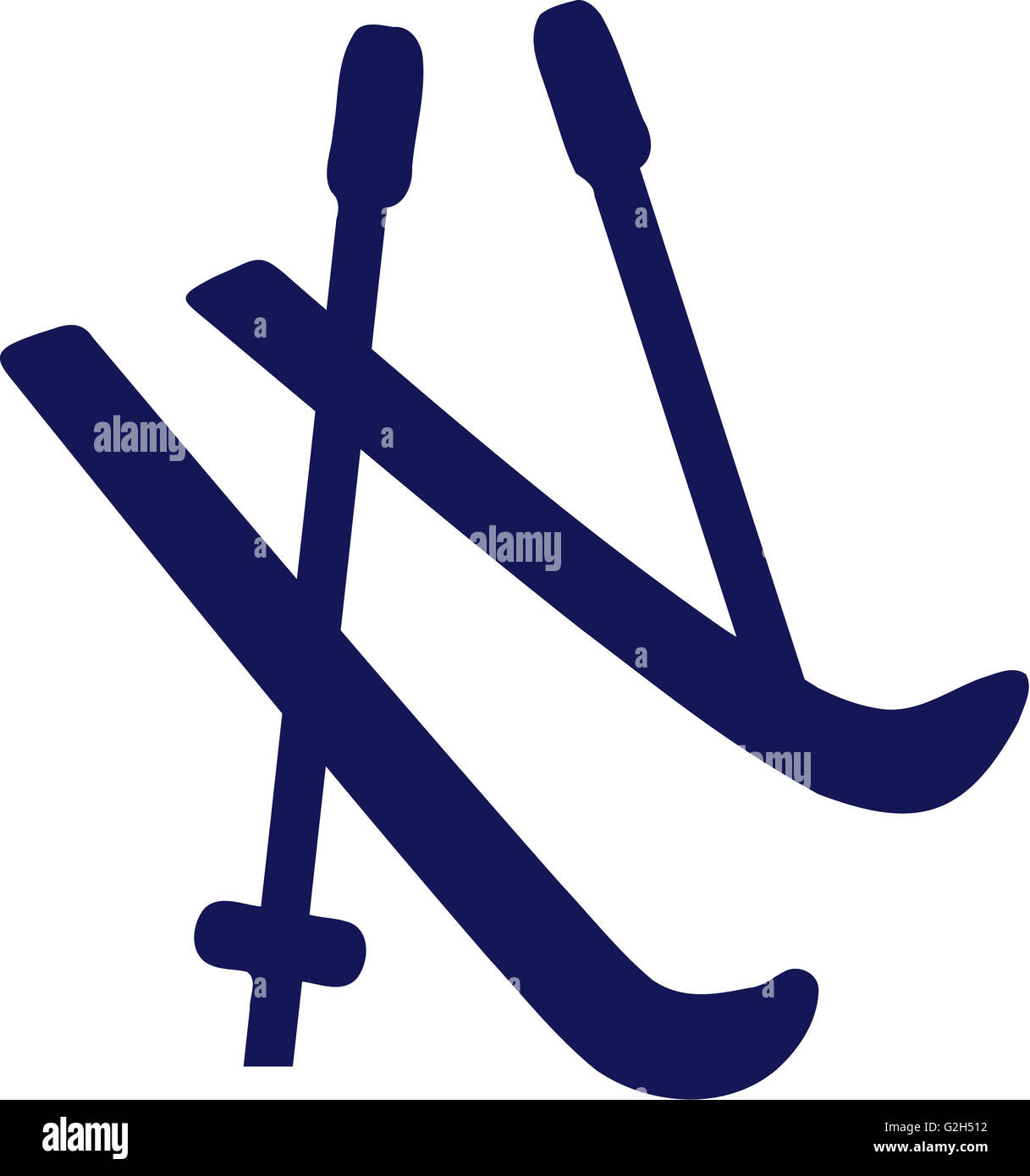 Équipement de ski Banque D'Images